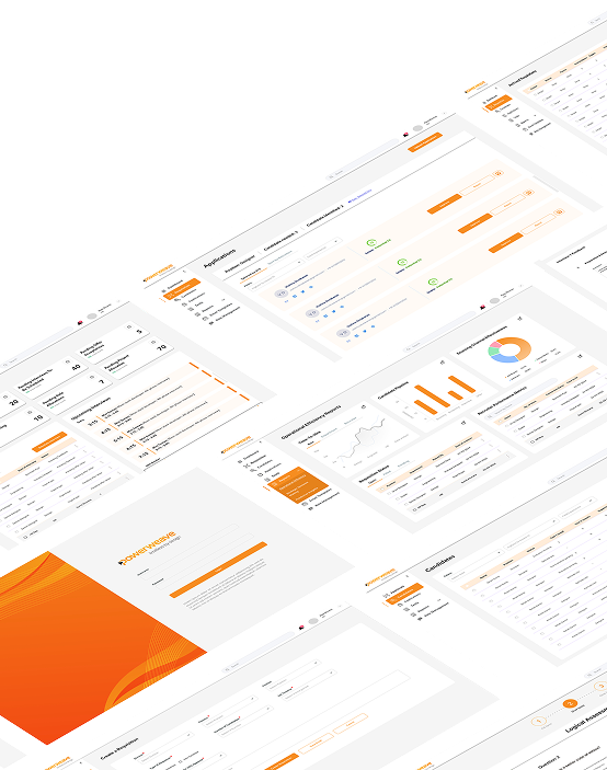 Powerweave HR portal isometric mockup